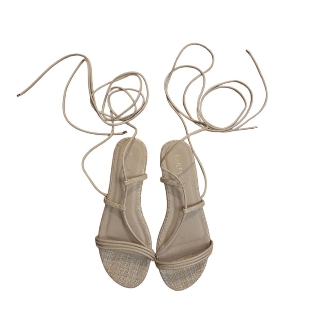 Chic Beige Strappy Sandals